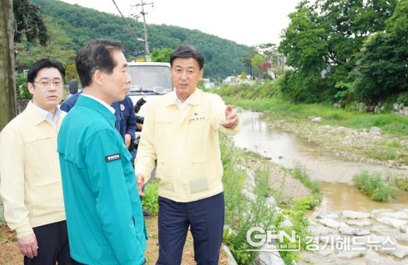 행정안전부 차관 재해복구사업 현장방문