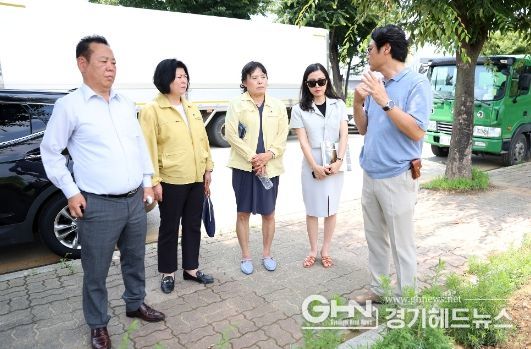 시흥시의회 의원 연구단체, 유휴지 미니정원 조성 후보지 현장 답사