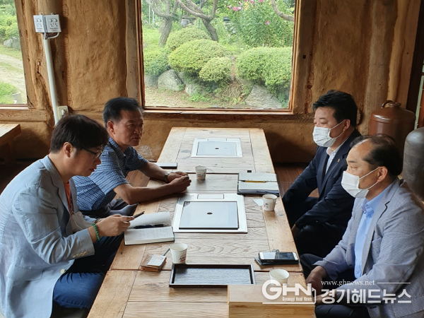 경기도의회 유상호 의원, 백학산업단지 기업인협회 관계자들과 정담회 실시