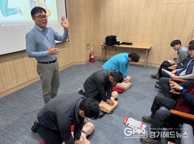 지난 9일 진행된 공공하수시설 근로자 대상 안전보건교육 현장 모습