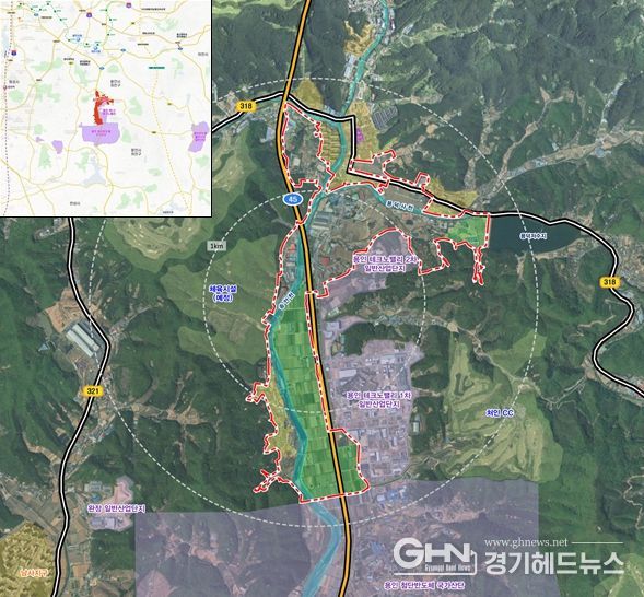 용인 이동읍 공공주택지구 지정계획도