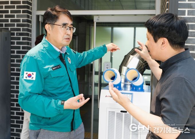 화성시 손임성 부시장, 폭염 대처 현장 점검 실시