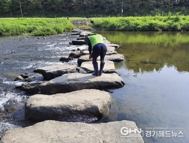 생화학적 산소요구량(BOD)이 최근 2년간 평균 리터당 1.6㎎으로 측정된 성남 탄천 수내교 지점