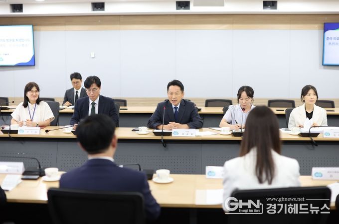 고영인 경제부지사, 25일 중국 랴오닝성 샨이 부성장과 면담