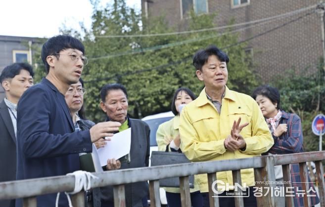 수원시 권선구, 우시장천 및 매산천 현장점검 실시