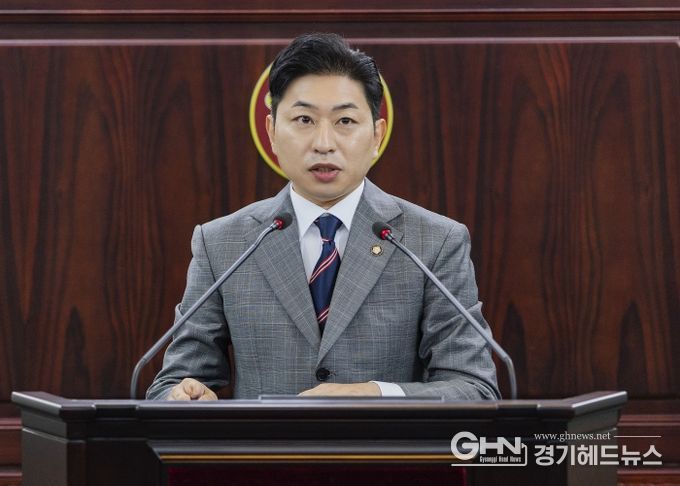 김종복 의원 5분 발언 모습