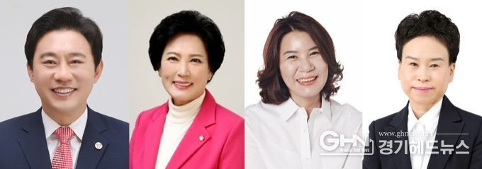 사진 왼쪽부터 조례안을 발의한 한갑수 이진분 김유숙 이지화 의원