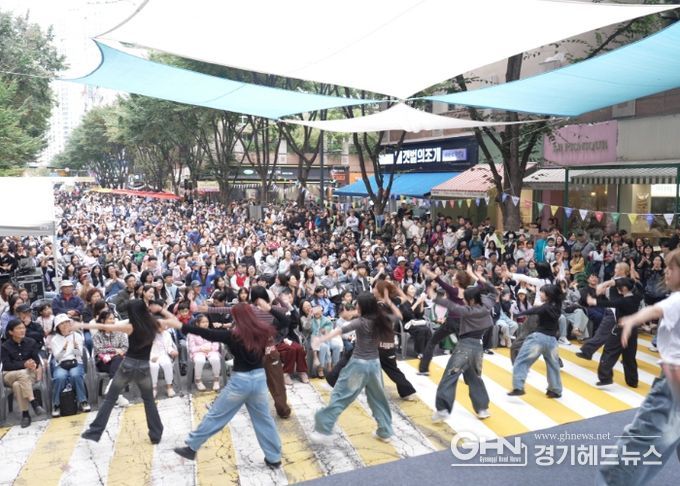 정자유스센터, 정자1동 차 없는 카페거리 축제 성료