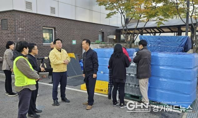 시흥시, 물왕배수지 일대 상수관로 누수 긴급대응 “퇴수작업ㆍ시민 비상급수 지원”
