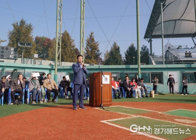 신상진 성남시장, ‘제21회 성남시장기 경기도 초중고 야구대회’ 개회식 참석