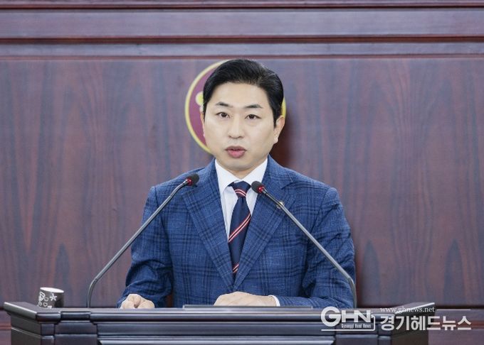 김종복 의원 5분발언모습