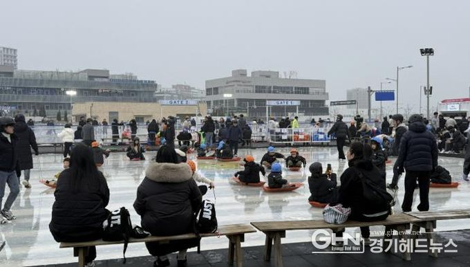 시흥도시공사, 거북섬 스케이트장 20일 정식 개장으로 방문객 인산인해