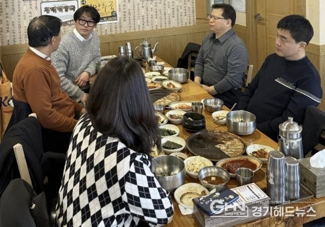 수원시 영통구 영통1동·백양티앤에스(주) 업무 간담회 개최