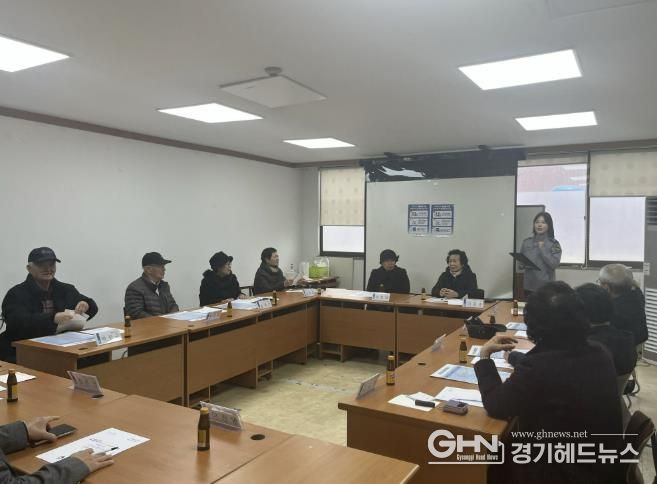 ‘우리가 지킨다!’ 수원시 권선구 사회복지과, 권선경찰서와 찾아가는 경로당 안전교육 실시