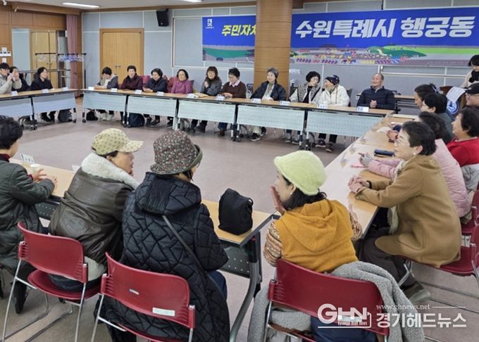 수원시 팔달구 행궁동, 2월 2차 통장협의회 회의 개최