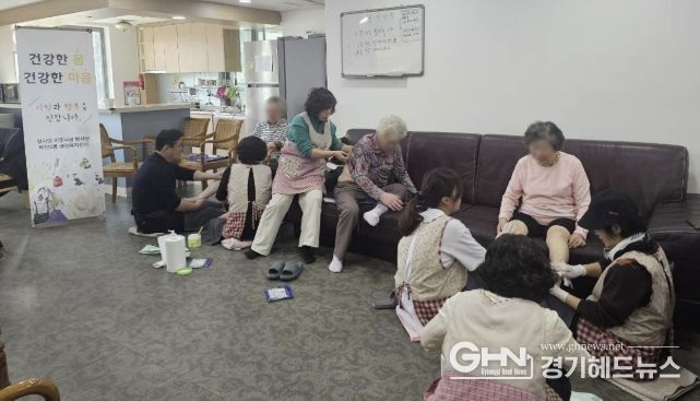 수원시 영통구 매탄3동, 발사랑 이웃사랑 봉사단 하늘채경로당 찾아 따뜻한 나눔 실천